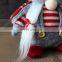 New Style Christmas Decorations Stylish Plaid Hat Faceless Doll Dwarf Scene Decoration Home Decor