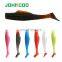 JOHNCOO 2021 Hot Sale 8cm Paddle Tail TPE Material Soft Bait Minnowz Fishing Lures