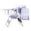 Heavy duty double hanging laundry air dryer clothes garment foldable drying rack