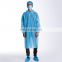 Isolation gown polyethylene pp pe High Quality Sales long sleeves cuff surgical medical disposable isolation gown