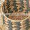Hot Sale 2 Piece Tiger Water Hyacinth Planter Set Plant Holder Basket Handwoven Natural Basket Cheap Wholesale