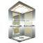 630kg~1600kg,1.0m/s~1.75m/s machine room elevator cabins, luxury residential passenger cabin