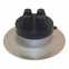 Standard Aluminum Roof Electrical Flashing Boot with C81 Cap