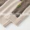 Factory Wholesale Custom Design Women's Winter Thick Pullover Knitted Crew Neck Cashmere Sweater Embroidery Plaid Casual