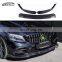 W205 C Class Carbon Fiber Front Lip Front Bumper Lip For Mercedes Benz W205 C Class C180 C200 C260 C300