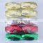 Machine made 5mm*10m rainbow ribbon egg, packing roll, decorate bow