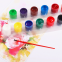 2ml Metallic Acrylic Paint Non Toxic for Wood Canvas Rock Art Set