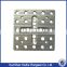 Perforated aluminum cnc precision machining milling parts with coalor anodized