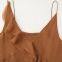 Summer new women's asymmetric layered decorative sexy suspender dress