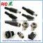 Connector 2.5mm * 0.7mm Male DC Power Plug With Strain Relief