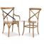 RCH-4002 French style rattan wood solid oak cross back chair                        
                                                Quality Choice