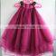 Children's fashion and lovely and weding dress,popular sleeveless skirts for girl, wholesale lacy children long pettiskirts