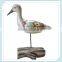 Polyresin seagull with shells wing crafts for home decor