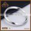 Fashion high quality aperture nickel 30mm keyrings