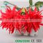 2016 Wholesale Multicolor Latex PU Artificial Flowers Dahlia Real Touch Bouquet Wedding Bridal Decor Display Flower