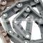 Low horsepower slat top chain with for food and beverage industry