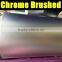 Best selling chrome brushed 1.52*20m with air bubble free