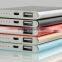 6000mah aluminum promotional power bank