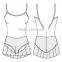 Skirted camisole ballet Leotard wholesale dancewear leotard with skirt SL510