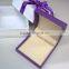 2015 newest custom luxury jewerly gift box packaging with silk ribbon