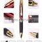 novelty shape promotional pens with stylus and smooth writing wholesale price metal click pen