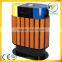 plastic wood park garden waste bin trash can                        
                                                                                Supplier's Choice