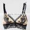 stretch lace bra and hipster sets, elastic stripe band sport chic lace bralette sets