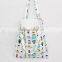 Prited Tea set bag, Tote bag, Cotton linen, Shoulder bag, Tote Bag Pattern, Market Bag Grocery Bag, Printed Tote bag,