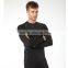 custom long sleeve black Nylon running compression tights