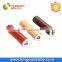 China supplier Li-polymer battery wooden power bank 2200mah lip stick power bank