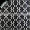 Cross and seven flower designer nylon hollow lace fabric factory price nylon cotton fabric 5004