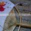 Bamboo manual hand Fan With cloth face