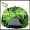 logo leather patch leaves sublimation printing back label snapback hats
