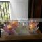 Colour glass tea light cup