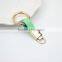 Wholesale Fashion Women Elegant PU Leather Keychain With Metal Pendant Keychain KC13131