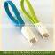 For Samsung Table PC magnetic micro USB Mobile phone cable with customized colors