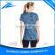 Comfort Short Sleeve Summer Cotton Woman T-Shirt V-Neck With Customized