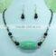 Top quality stylish newest statement briolette bib necklace
