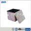 Stocked Comfortable Storage Foot Stool Ottoman