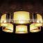 Romantic Moonlit lamp Modern creative light w/6 head metal & glass Ceiling light