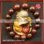 15mm Chinese Religious wood bead bracelet with 15 big beads