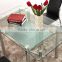 L815 Extendable Modern Glass Dining Table Set