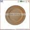 2015 high quality pine wood plate round shaped wood plate