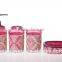 MZ bathroom accessories set with lotion bottle and soap box