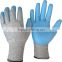 Blue PU cut ressitant Safety Glove