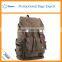 New vintage style casual Canvas backpack teenage student school bag 2016