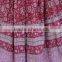 Adults Age Group and Women Gender Cotton fabric printed skirts / new panel maxi skirts wear