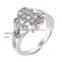 European Style Women Trendy New Brand Austria Crystal Party Ring Fine Girl Gift