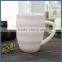 Modern style colorful stripe porcelain tea mug cup