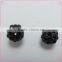 Antique Silver Plating Small Rose and Disco Ball Stud Earrings Set